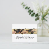 Vogels Ontmoeting ~ Visitekaartjes Spring Flowers (Staand voorkant)