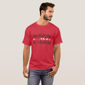 Vogels onzichtbaar in zichtbaar geschenk t-shirt (Voorkant volledig)