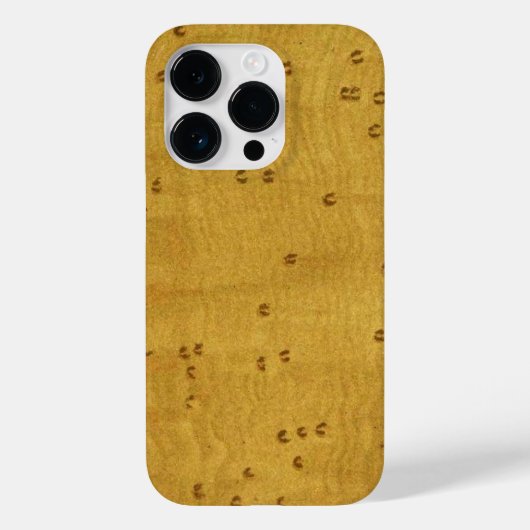 Vogels Oog Maple Wood Afbeelding Aangepast Hoesje- Case-Mate iPhone Case (Achterkant)