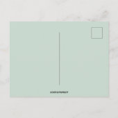  vogels op 25 december briefkaart (Achterkant)