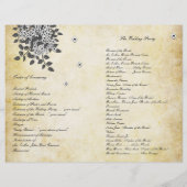  vogels op bijkantoor van het bi-Fold Wedding-prog (Achterkant)