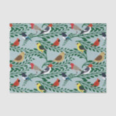 vogels op bijkantoren tissuepapier (Voorkant)