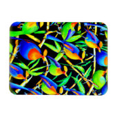 Vogels op boomschilderen. Bestel nu Magneet (Horizontaal)