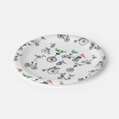 Vogels op Bord van fietsenpapier (Gekanteld)