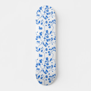 Vogels op Cherry Blossom Blue Print Persoonlijk Skateboard