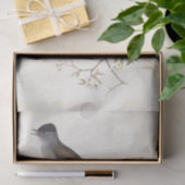 Vogels op de Drijvende Vertakking van de Ontkoppel Tissuepapier (Geschenk)