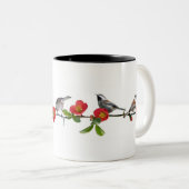 Vogels op de Mok van Quince Coffee (Voorkant rechts)