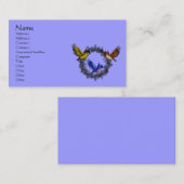 Vogels op de ventilatorbreedte visitekaartje (Voorkant / Achterkant)