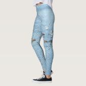 Vogels op de zomerrivier leggings (Links)