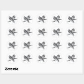 VOGELS OP DRAAD: BABY'S: POTLOOD KUNSTWERK RONDE STICKER (Vel)