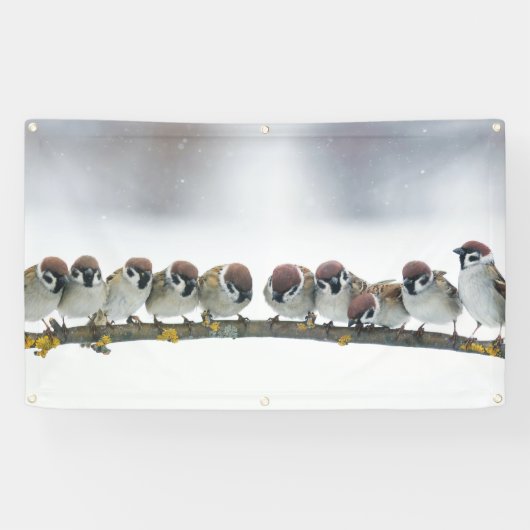 VOGELS OP een Banner van de TAK (Horizontaal)