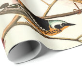 Vogels op een bijkantoor cadeaupapier (Rol Hoek)