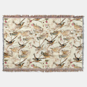 Vogels op een bijkantoor deken