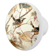 Vogels op een bijkantoor keramische knop (Rechts)