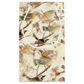 Vogels op een bijkantoor klein cadeauzakje (Achterkant)