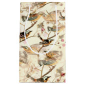 Vogels op een bijkantoor klein cadeauzakje (Voorkant)