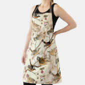 Vogels op een bijkantoor schort (Insitu)