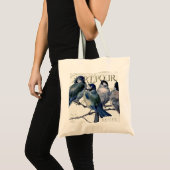 Vogels op een bijkantoor tote bag (Voorkant (product))