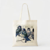 Vogels op een bijkantoor tote bag (Voorkant)