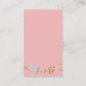 Vogels op een bijprofielkaart visitekaartje (Achterkant)