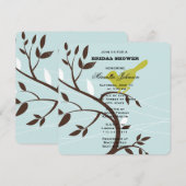 Vogels op een Branch Vrijgezellenfeest Kaart (Voorkant / Achterkant)