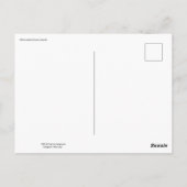 Vogels op een dak briefkaart (Achterkant)