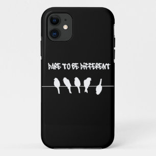 Vogels op een draad - durf verschillend te zijn (z Case-Mate iPhone case