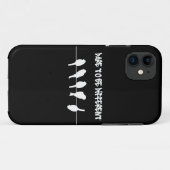 Vogels op een draad - durf verschillend te zijn (z Case-Mate iPhone case (Achterkant (horizontaal))