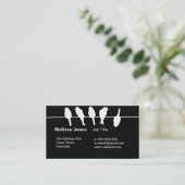 Vogels op een draad - durf verschillend te zijn (z visitekaartje (Staand voorkant)