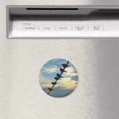 Vogels op een draad magneet (Insitu (Vaatwasser))