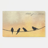 Vogels op een draad post-it® notes (Voorkant)