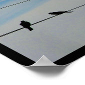 Vogels op een Draad Poster (Hoek)