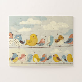 Vogels Op een Draad Puzzel