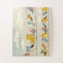 Vogels Op een Draad Puzzel