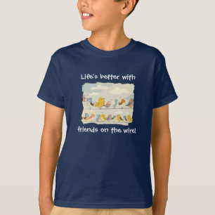 Vogels Op Een Draad T-shirt