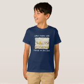 Vogels Op Een Draad T-shirt (Voorkant volledig)