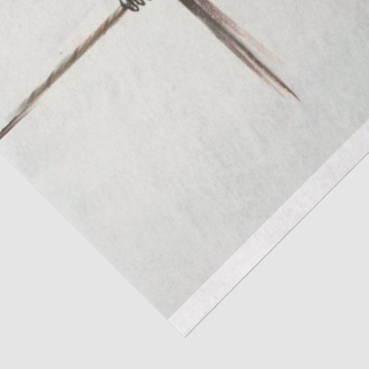 Vogels op een lijn Decoupage Tissuepapier (Detail)