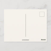 vogels op een lint briefkaart (Achterkant)