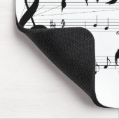 Vogels op een score mousepad muismat (Hoek)