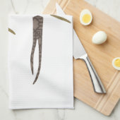 Vogels op een tak theedoek (Quarter Fold)