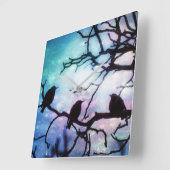 Vogels op een vertakking - de Klok van de Starligh (Hoek)