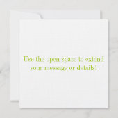 Vogels op een vertakking in Limoen & Roze Kaart (Achterkant)