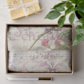  vogels op filialen en ontkoppeling van muziek tissuepapier (Geschenk)