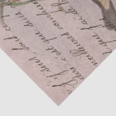  vogels op filialen met ontkoppelingspagina schrij tissuepapier (Detail)