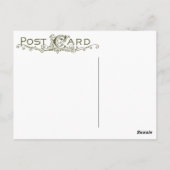 vogels op heilig briefkaart (Achterkant)