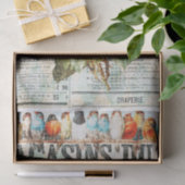 Vogels op papier van Frans persbericht (Geschenk)