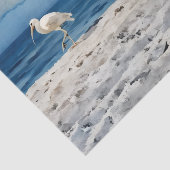 Vogels op strand tissuepapier (Detail)