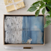 Vogels op strand tissuepapier (Geschenk)