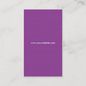 Vogels op takken Visitekaartje Contactkaartje (Achterkant)