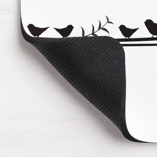 Vogels op Vine Muismat (Hoek)